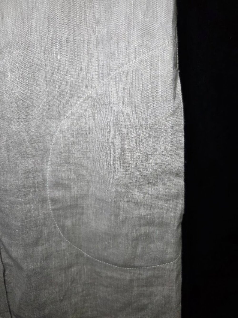 Karen Kane Sleeveless Linen Shirtdress Oat XS - Picture 5 of 10